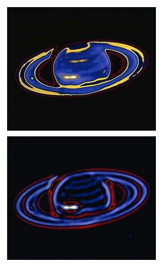 Saturn and the Giant White Spot
