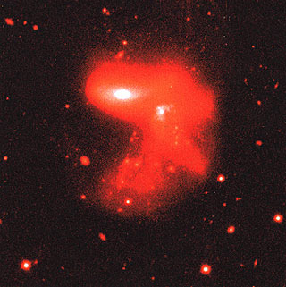 Interagující galaxie 