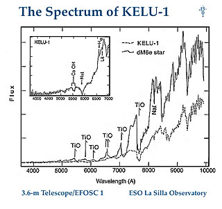  The Spectrum of the Brown Dwarf KELU-1 