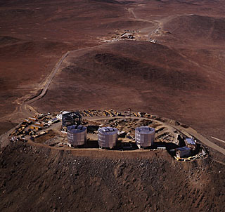 Aerial View of Paranal Observatory
