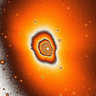 Persistent Dust Jets at Comet Hale-Bopp