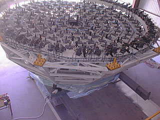VLT M1 Mirror Cell Moved to the Mirror Maintenance Building