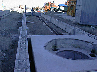 Repositioning track for the VLTI