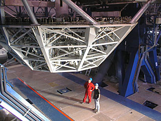 Installation of the M1 cell and mirror