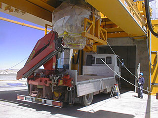 First Major Astronomical Instrument Mounted on VLT