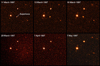 Supernova ve vzdálenosti 6 miliard světelných let