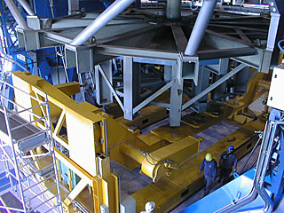 Installation of M1 Cell with Dummy Mirror on VLT UT2