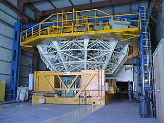 Installation of M1 Cell with Dummy Mirror on VLT UT2