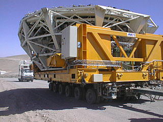Installation of M1 Cell with Dummy Mirror on VLT UT2