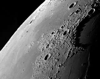 East of Sinus Iridum