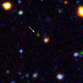 Distant Galaxy EIS 107 (z=3.92)