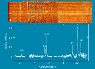 IR Spectrum of Radio Galaxy at Z=2.4
