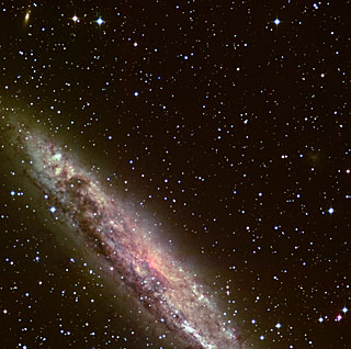 Detail spirální galaxie NGC 4945