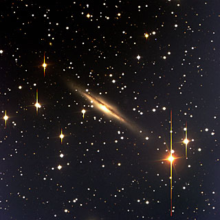 Edge-on Galaxy with Dust Lane