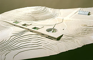 Architect's Model of the Paranal Complex