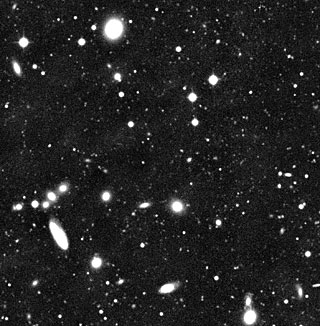 Detail of the Cluster of Galaxies Abell 496