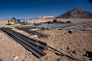 ALMA AOS construction on Chajnantor