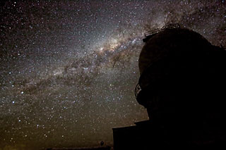 The night sky over La Silla. 