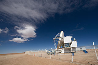 APEX, the Atacama Pathfinder Experiment, on Chajnantor