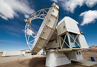APEX, the Atacama Pathfinder Experiment, on Chajnantor