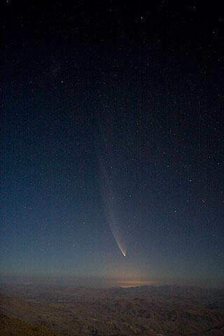 Kometa McNaught nad La Silla