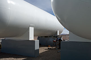 Gas Tanks at Paranal