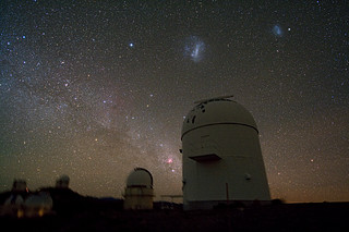 Telescope Domes Clustered at La Silla