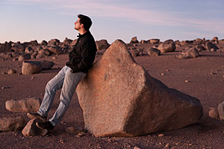 Stargazing in the desert