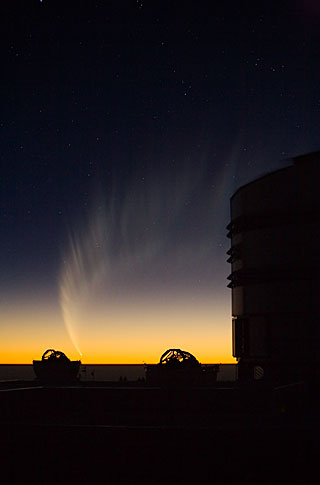 Comet McNaught over Paranal