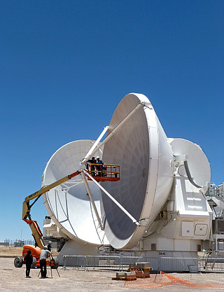 Two ALMA antennas