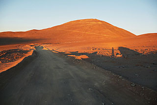 Cerro Armazones at sunset