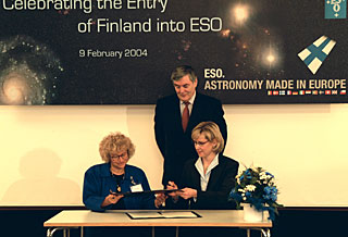 ESO - Finland Signing Ceremony