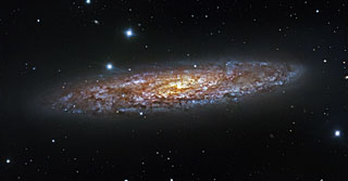Starbursting Sculptor Galaxy