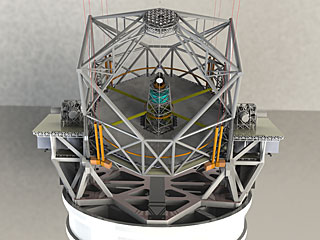 E-ELT 3D rendering