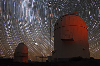 Stars Trails over La Silla