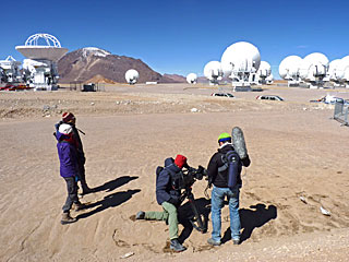 Filming of Labyrint documentary on Chajnantor
