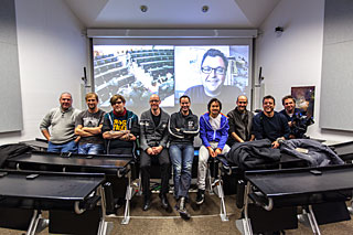 Performers and crew from AIDA Night of the Proms 2012 visit ESO’s Headquarters