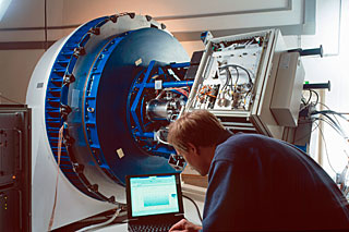 VLT Test Camera in the Optical Laboratory
