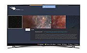 Screenshot von AstroImages, einerApp für Smart TVs