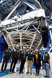 Generaldirektørerne for ESO og ESA besøger Paranalobservatoriet a