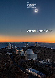 Capa do Relatório Anual do ESO de 2019