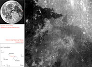 Location of the Lunar field imaged by NACO