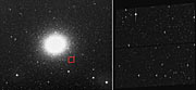 The Omega Centauri globular cluster and the area surveyed