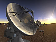 Artist's impression of the ALMA project