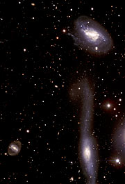 The hooked galaxy and its companion