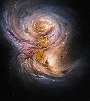 Star factories in the distant Universe (artist’s impression)