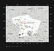 Podivná galaxie Centaurus A v souhvězdí Kentaura