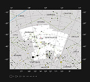 Hvězdná porodnice IC 2944 v souhvězdí Kentaura