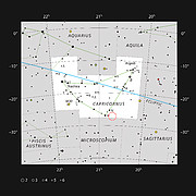 Auringon kaksonen HIP 102152 Kauriin tähdistössä