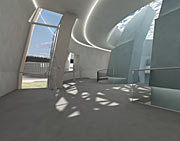 Nové planetárium a výstavní prostory při ředitelství ESO
